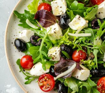Zesty Greek Salad  The Perfect Summer Side Dish for Your Next BBQ or Picnic 360x320